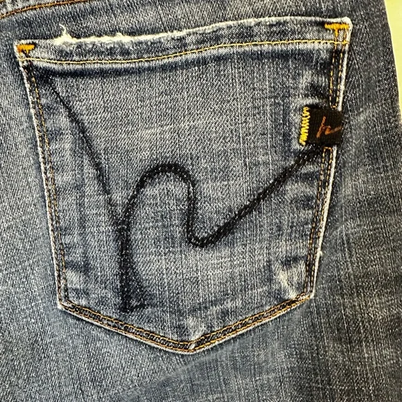 Citizens Of Humanity Low Waist Flare Jeans Size 29 COH Womens Y2K Made in USA - Picture 4 of 16